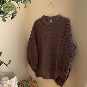Taupe Chenille Aerie Sweater